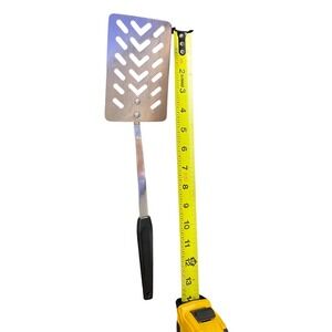 Crestline Japan Slotted Spatula Turner Metal Handle Grilling‎ Flipping